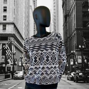 Vintage-Style Net Sweater